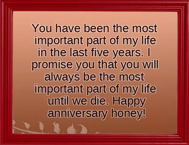 5Th Marriage Anniversary Wishes For Husband 5Th Marriage Anniversary Wishes For Husband