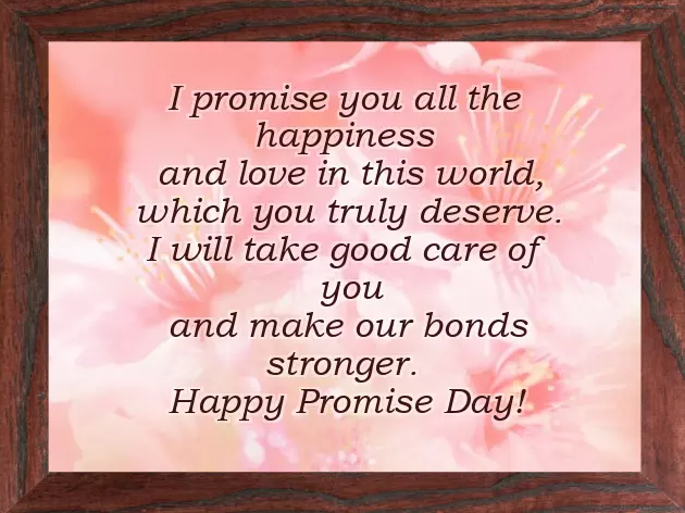 Happy Promise Day Love Happy Promise Day Love