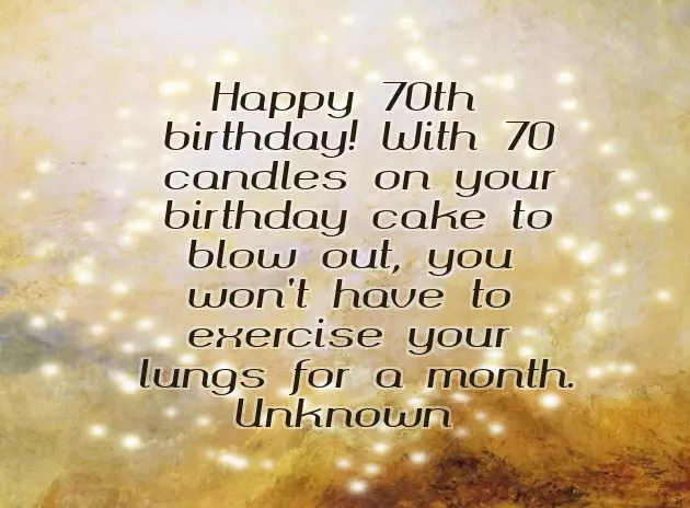 70Th Birthday Messages 70Th Birthday Messages