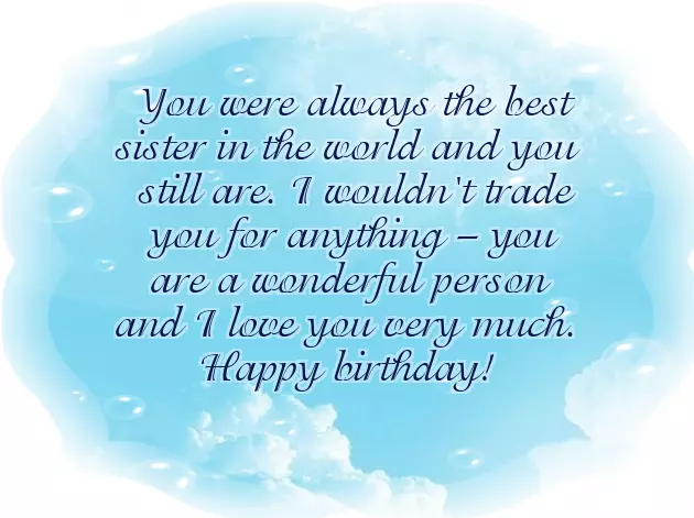 Birthday Wishes For Best Sister