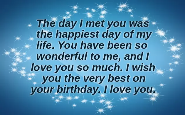 Bday Message For Him