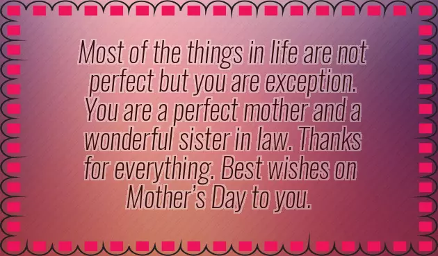Mothers Day Greetings For Sister In Law