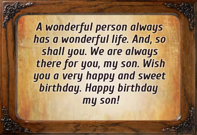 Best Wishes For My Son Best Wishes For My Son