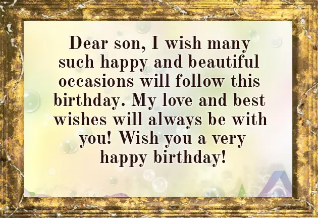 Happy Birthday Wishes For Adopted Son