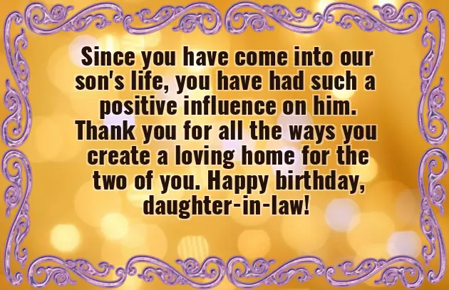 Happy Birthday Beautiful Daughter In Law Happy Birthday Beautiful Daughter In Law
