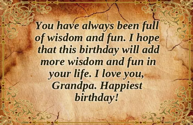 Happy Birthday Quotes For Grandfather Happy Birthday Quotes For Grandfather