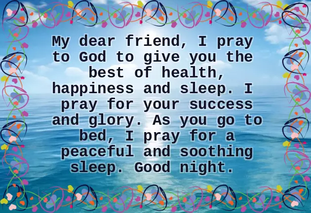Good Night For My Friend Good Night For My Friend