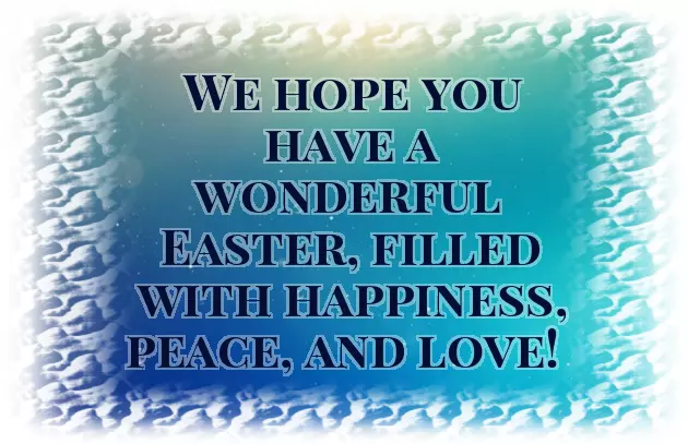 Easter Goodwill Message Easter Goodwill Message