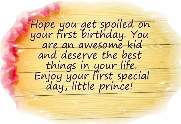 Happy 1St Birthday To Baby Girl