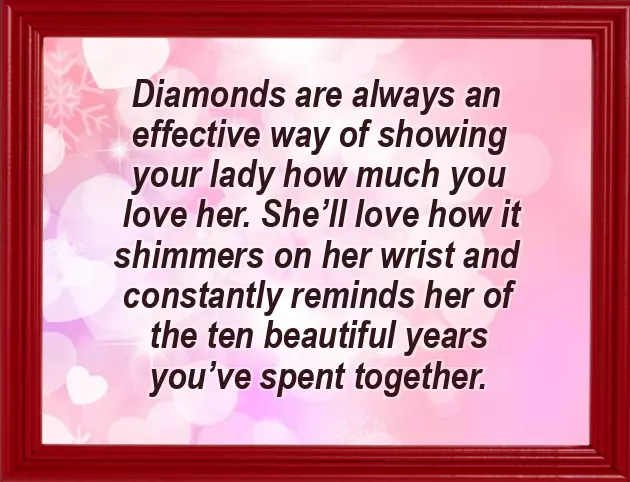 10 Year Anniversary Gift 10 Year Anniversary Gift