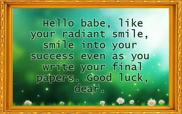 Exam Wishes For Lover Exam Wishes For Lover