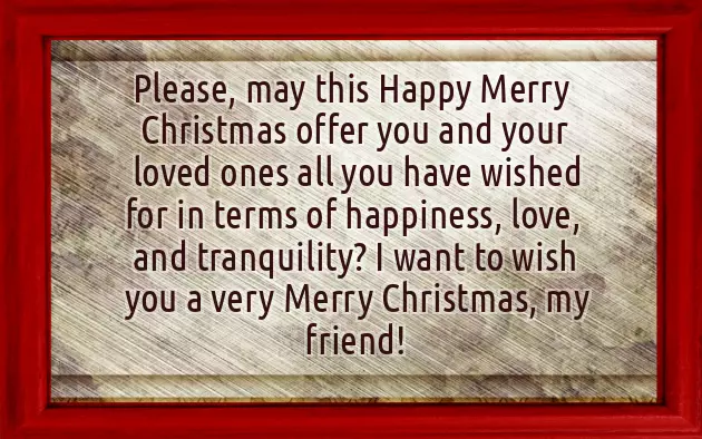 Christmas Message For Best Friend