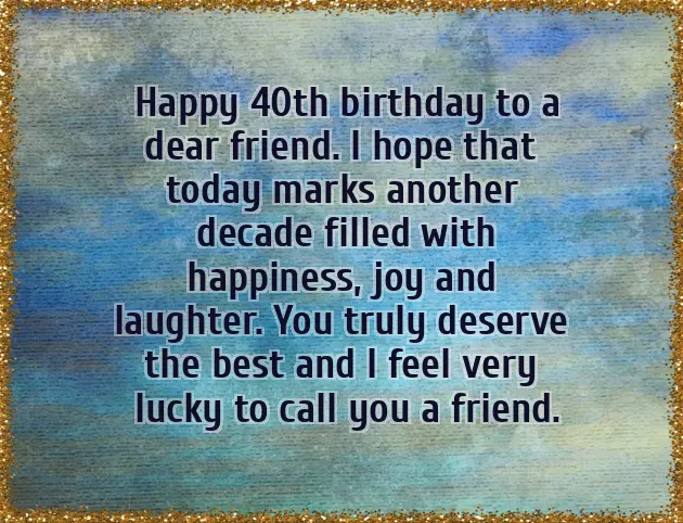 Happy 40Th Birthday Female Friend Happy 40Th Birthday Female Friend