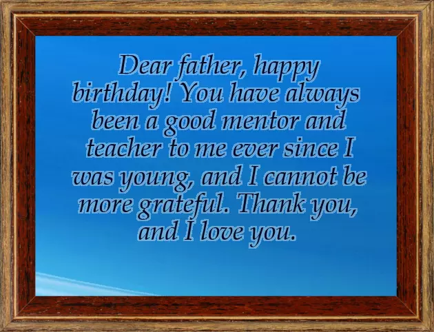 Daddy Happy Birthday Wishes