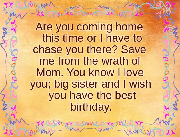 Birthday Wishes For Me And My Sister