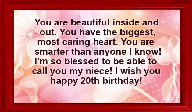 Inspirational Birthday Wishes For A Niece