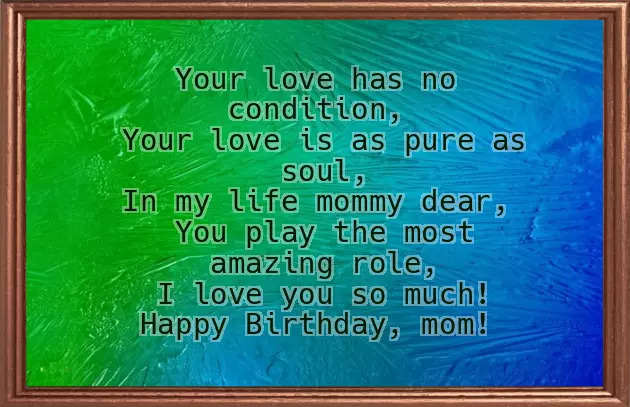 Happy Birthday Mom Poems Happy Birthday Mom Poems