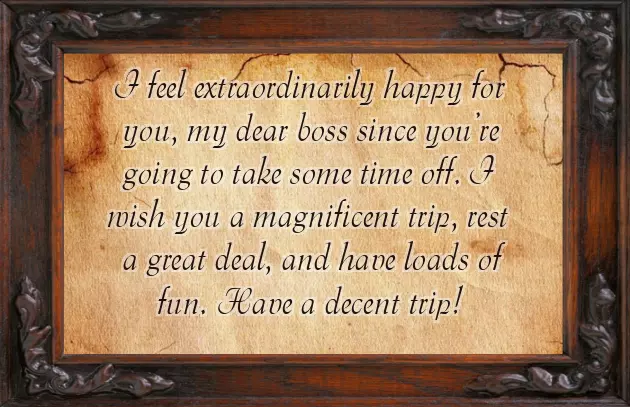 Wish You Have A Nice Holiday