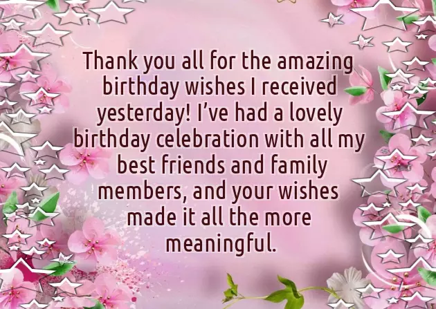 Thank You Quotes For Wishing My Birthday Thank You Quotes For Wishing My Birthday