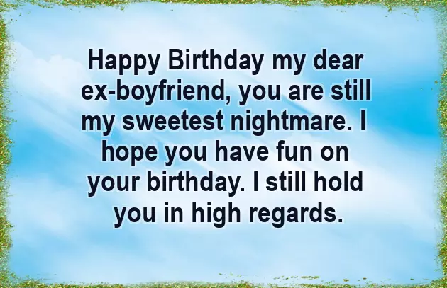 Happy Birthday To My First Boyfriend Happy Birthday To My First Boyfriend