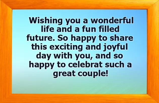 Newly Wed Wishes Newly Wed Wishes