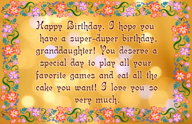 1St Birthday Wishes To Granddaughter 1St Birthday Wishes To Granddaughter