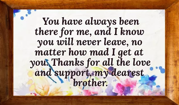 Brother Wishes Sister