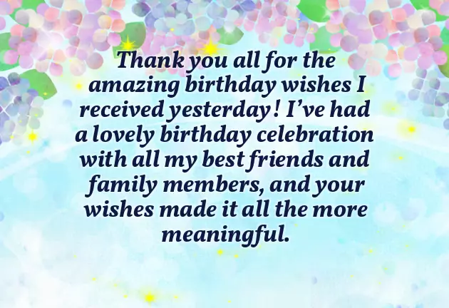 Thanks For My Birthday Wishes Quotes Thanks For My Birthday Wishes Quotes