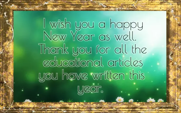 Formal Happy New Year Email