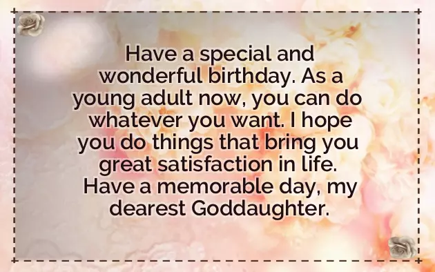 Goddaughter Birthday Wishes Goddaughter Birthday Wishes