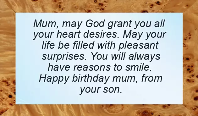 Birthday Blessing For Mom
