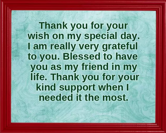 Thanking For Birthday Thanking For Birthday