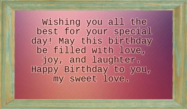 Happy Birthday With Lots Of Love