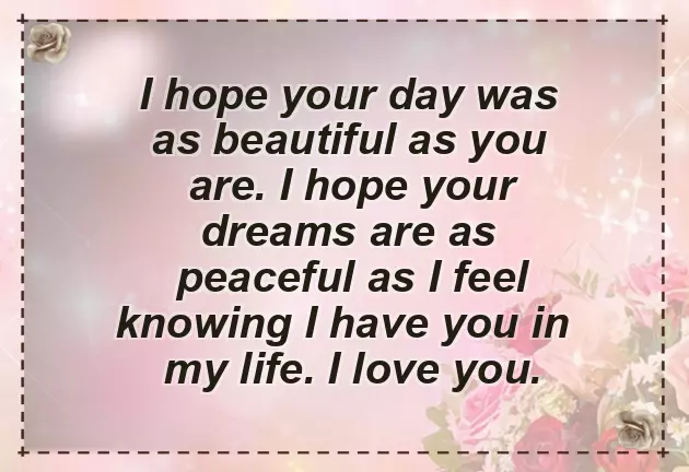 Good Night Wishes For Your Love