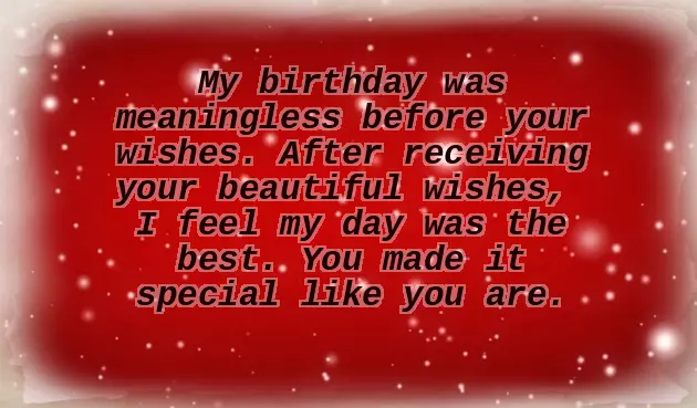 Thank You All For Your Warm Wishes On My Birthday Thank You All For Your Warm Wishes On My Birthday