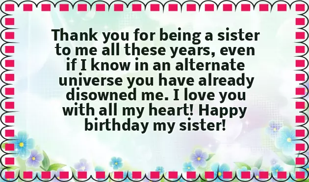 Some Lines For Sister On Her Birthday Some Lines For Sister On Her Birthday