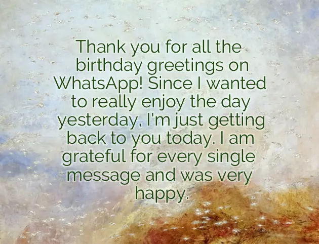 Best Thanks For Birthday Wishes