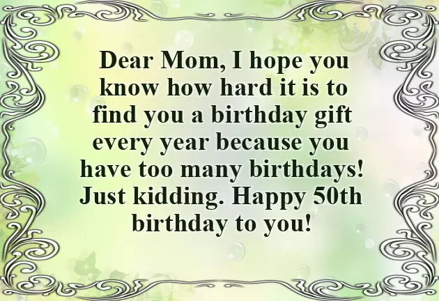 50Th Happy Birthday Wishes 50Th Happy Birthday Wishes