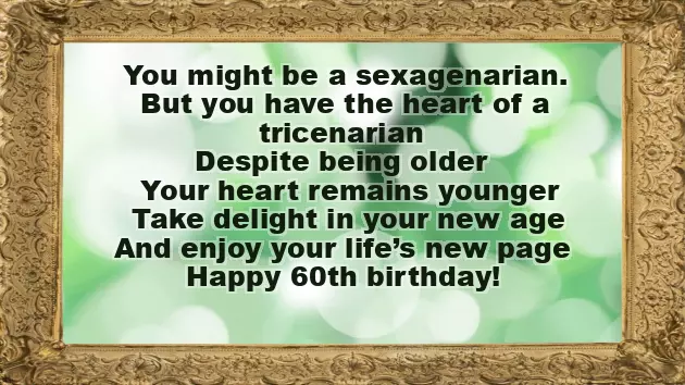 Birthday Wishes 60Th Woman