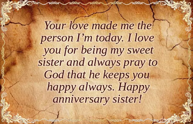 Anniversary Greetings For Sister Anniversary Greetings For Sister