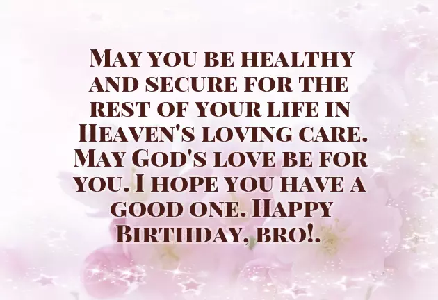 Birthday Greetings To A Dear Brother