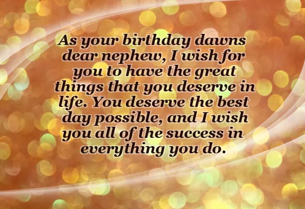 Birthday Wishes For My Little Cute Nephew