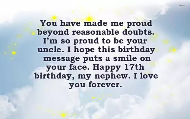 Birthday Wishes For My Nephew Boy