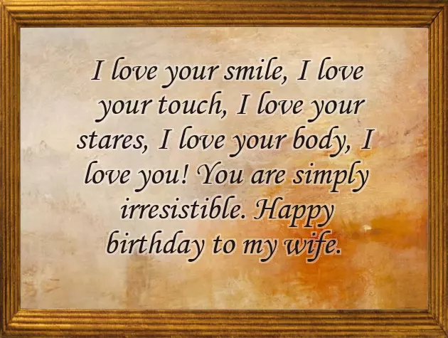 Birthday Status For Wife In English