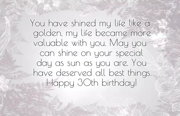 Happy 30 Birthday Woman