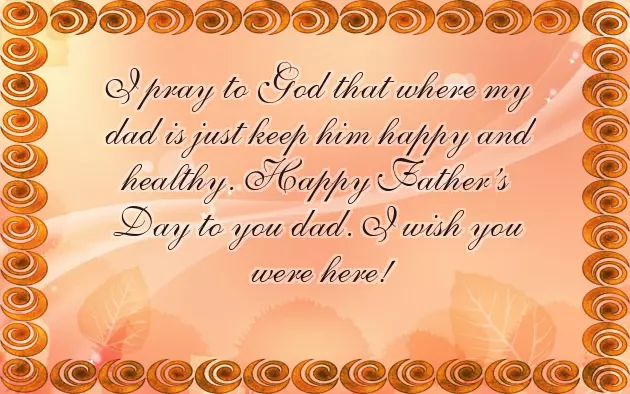 Father Day Message For A Deceased Father
