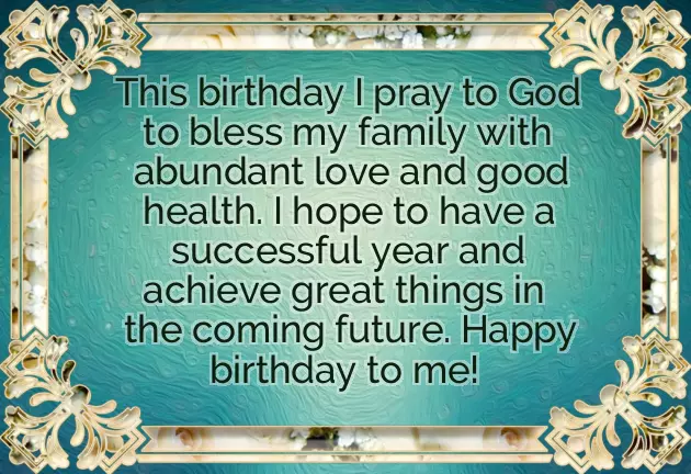 Birthday Message For Self Birthday Message For Self