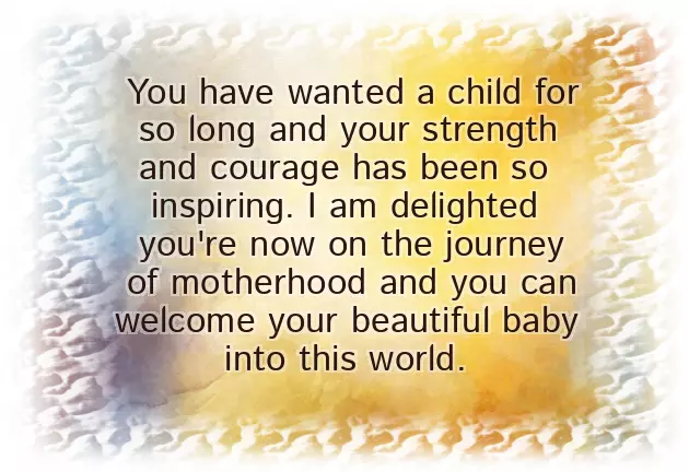 Congratulations To A New Mother