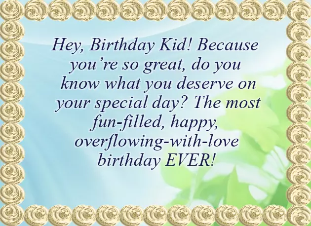 Happy Birthday Wishes For Little Child Happy Birthday Wishes For Little Child