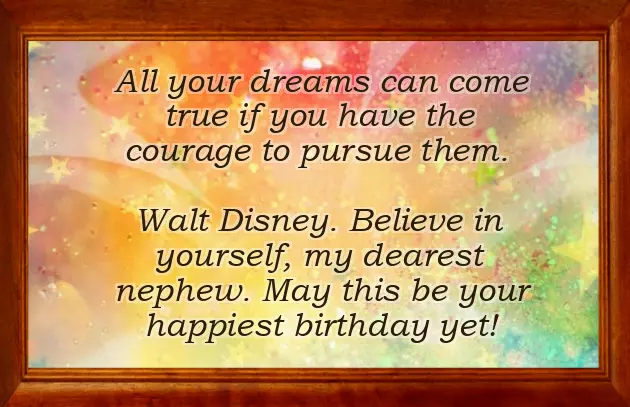 Happy Birthday To The Best Nephew In The World